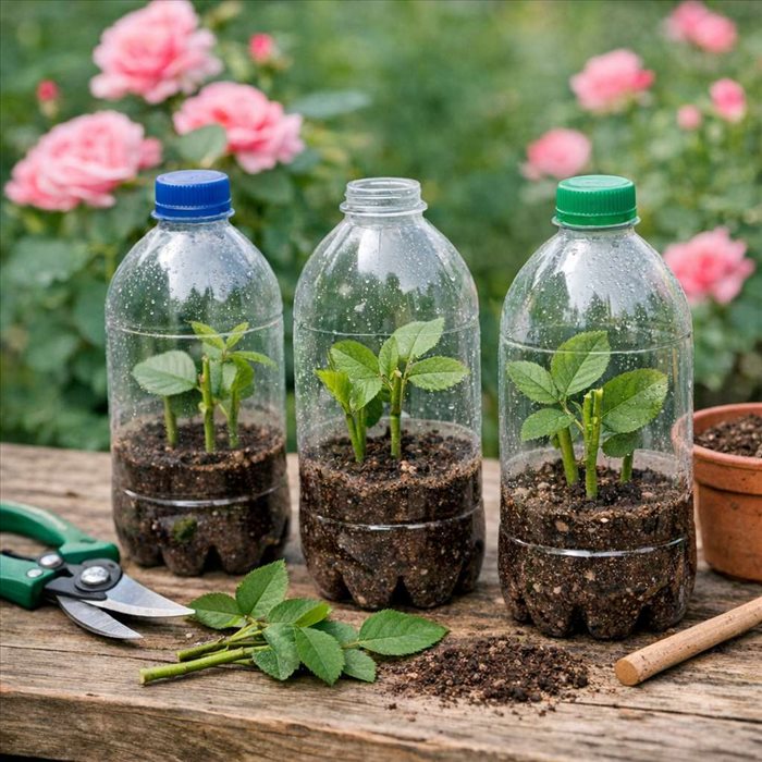 Bouturage des rosiers en bouteille : méthode facile et efficace