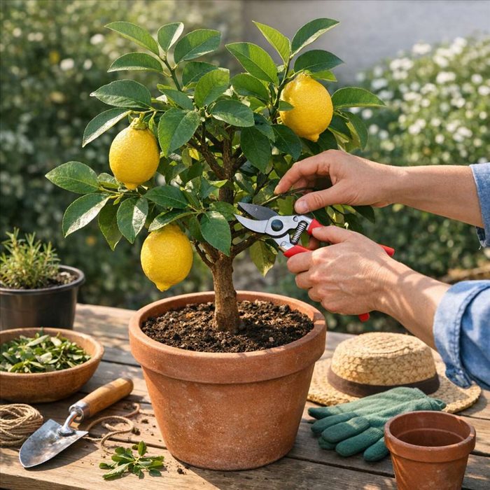 Comment tailler un citronnier en pot : guide simple et efficace