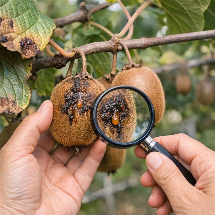 Bactériose du kiwi : causes, symptômes et solutions pour agir