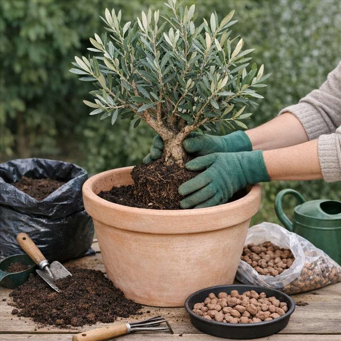 Planter un olivier dans un grand pot : guide facile et réussi