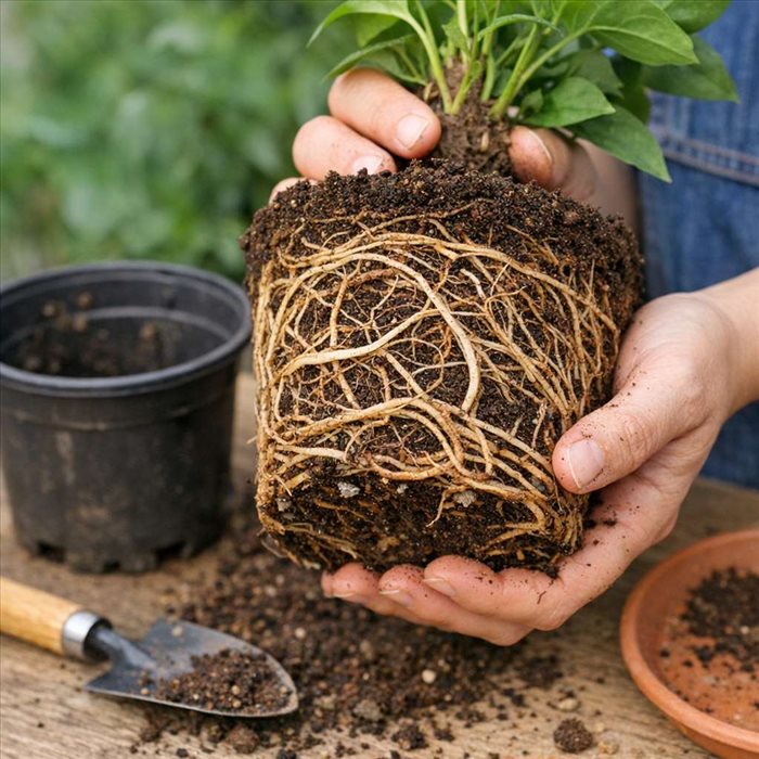 Pourquoi les racines tournent-elles dans un pot ? | Causes et solutions
