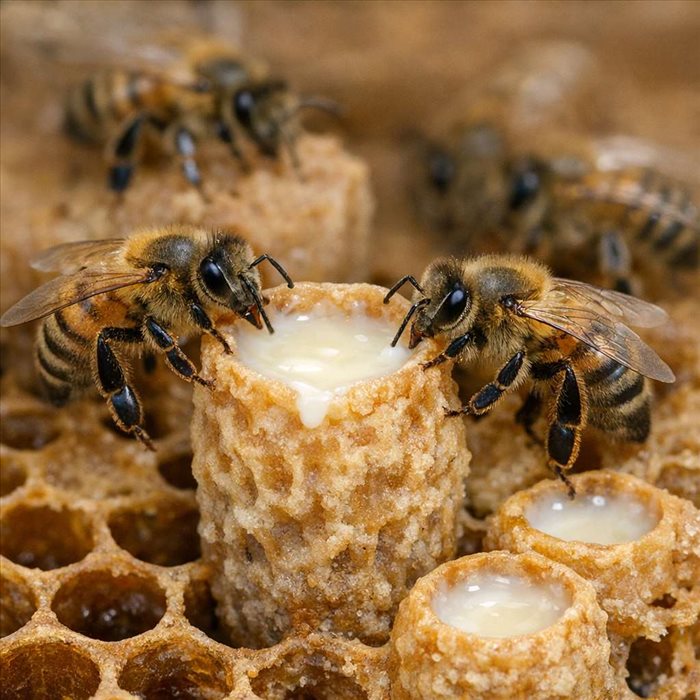 Comment les abeilles fabriquent-elles la gelée royale ?