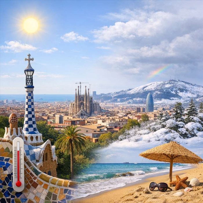 Climat à Barcelone : températures, saisons et pluie à connaître