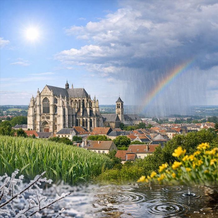 Climat à Beauvais : températures, saisons et précipitations au fil de l’année