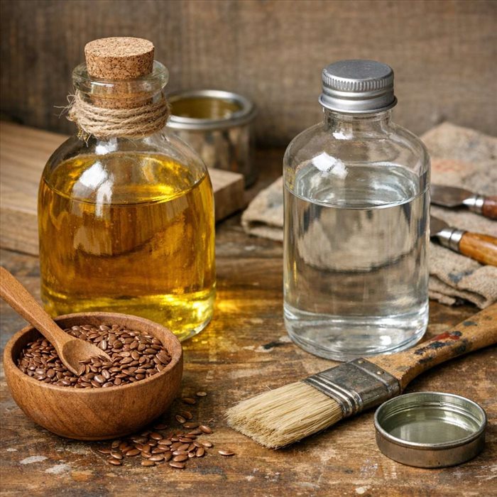 Comment doser huile de lin et essence de térébenthine ?