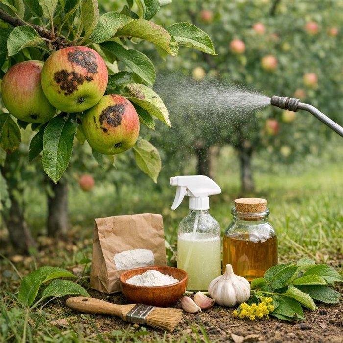 Tavelure du pommier : comment la traiter naturellement et efficacement ?