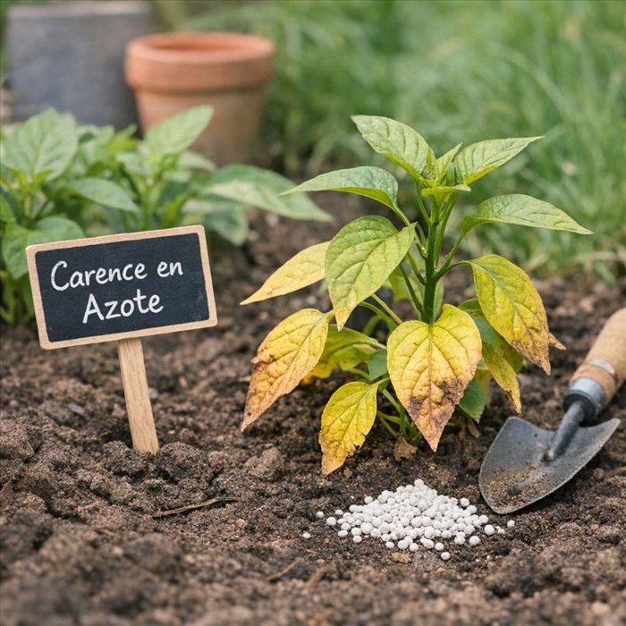 Carence en azote chez les plantes : comment la reconnaître ?