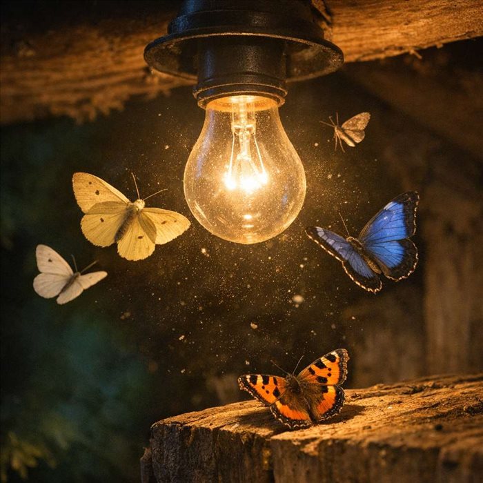 Pourquoi les papillons sont-ils attirés par la lumière ?