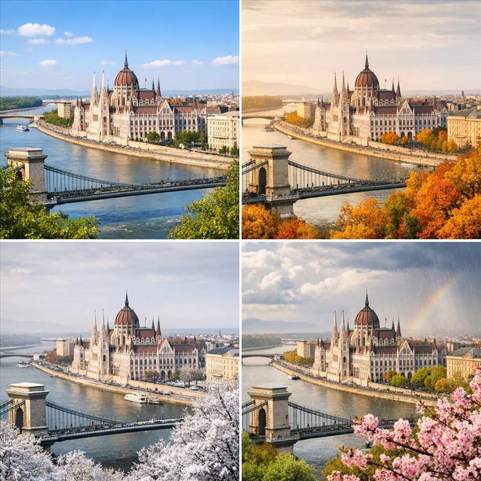 Climat à Budapest : températures, saisons et précipitations toute l’année