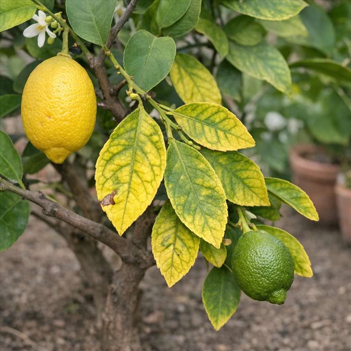 Chlorose du citronnier : comment la reconnaître et agir vite