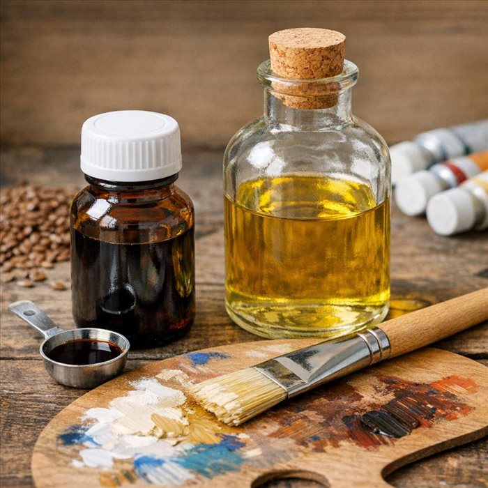 Comment utiliser un siccatif avec huile de lin ? Guide complet