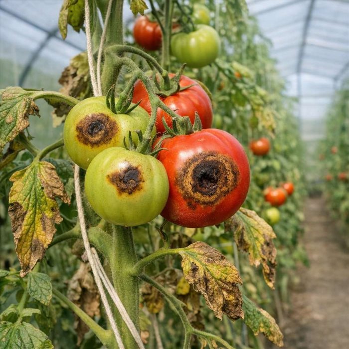 Alternariose de la tomate sous serre : reconnaître les signes