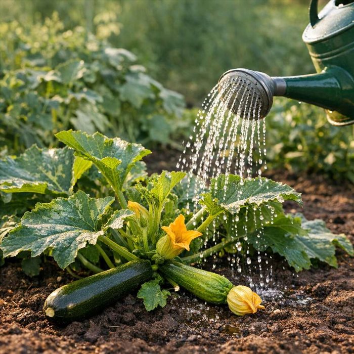 Quand arroser les courgettes ? Conseils pour bien les développer