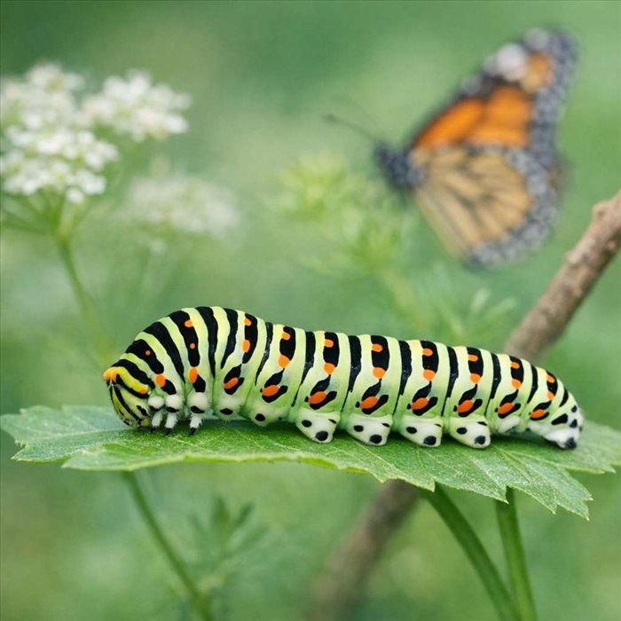 Comment reconnaître une chenille de papillon ? Guide complet