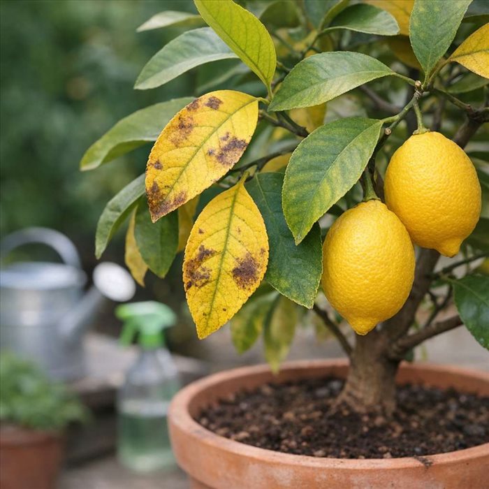 Pourquoi les feuilles de mon citronnier jaunissent-elles ? Causes et solutions