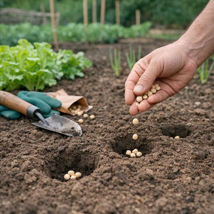 Semer en poquets au potager : définition, avantages et méthode