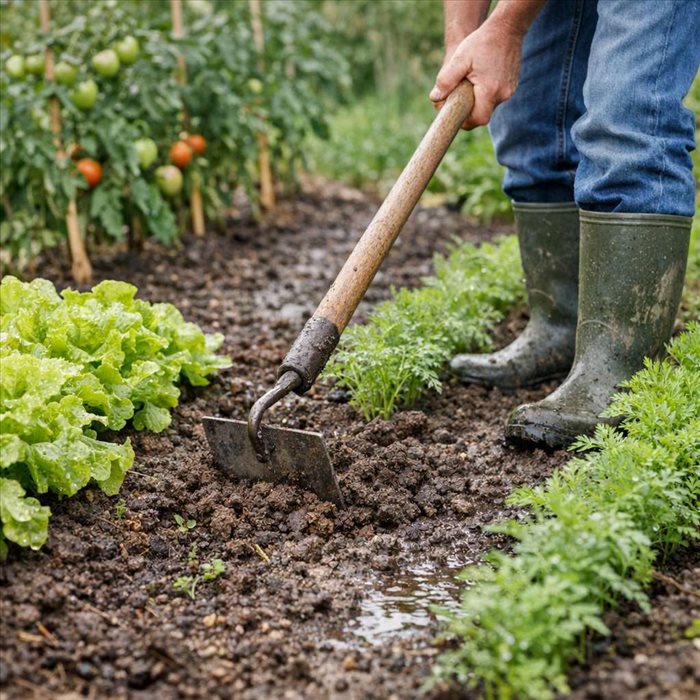 Pourquoi biner après la pluie au potager ? Conseils et avantages