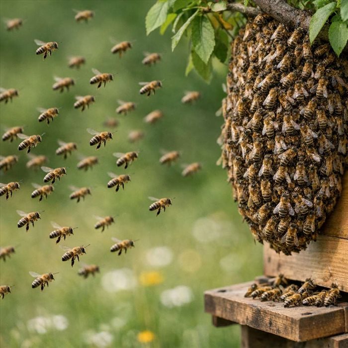 Pourquoi les abeilles essaiment-elles ? Causes et explications