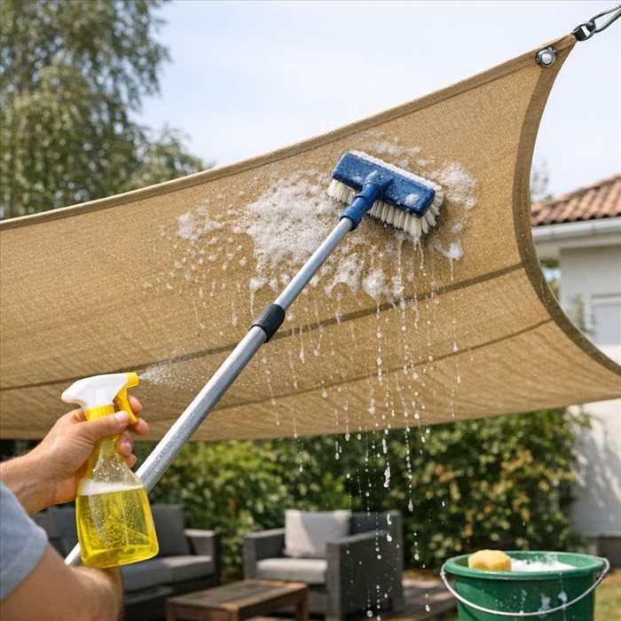 Comment nettoyer une voile d'ombre ? Conseils et astuces